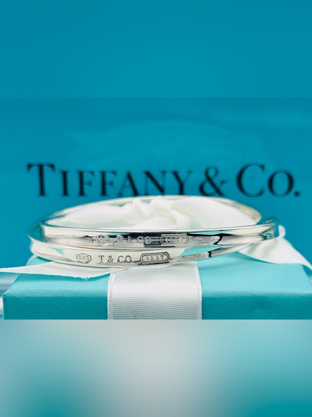 Tiffany 1837 Interlocking bangle bracelet